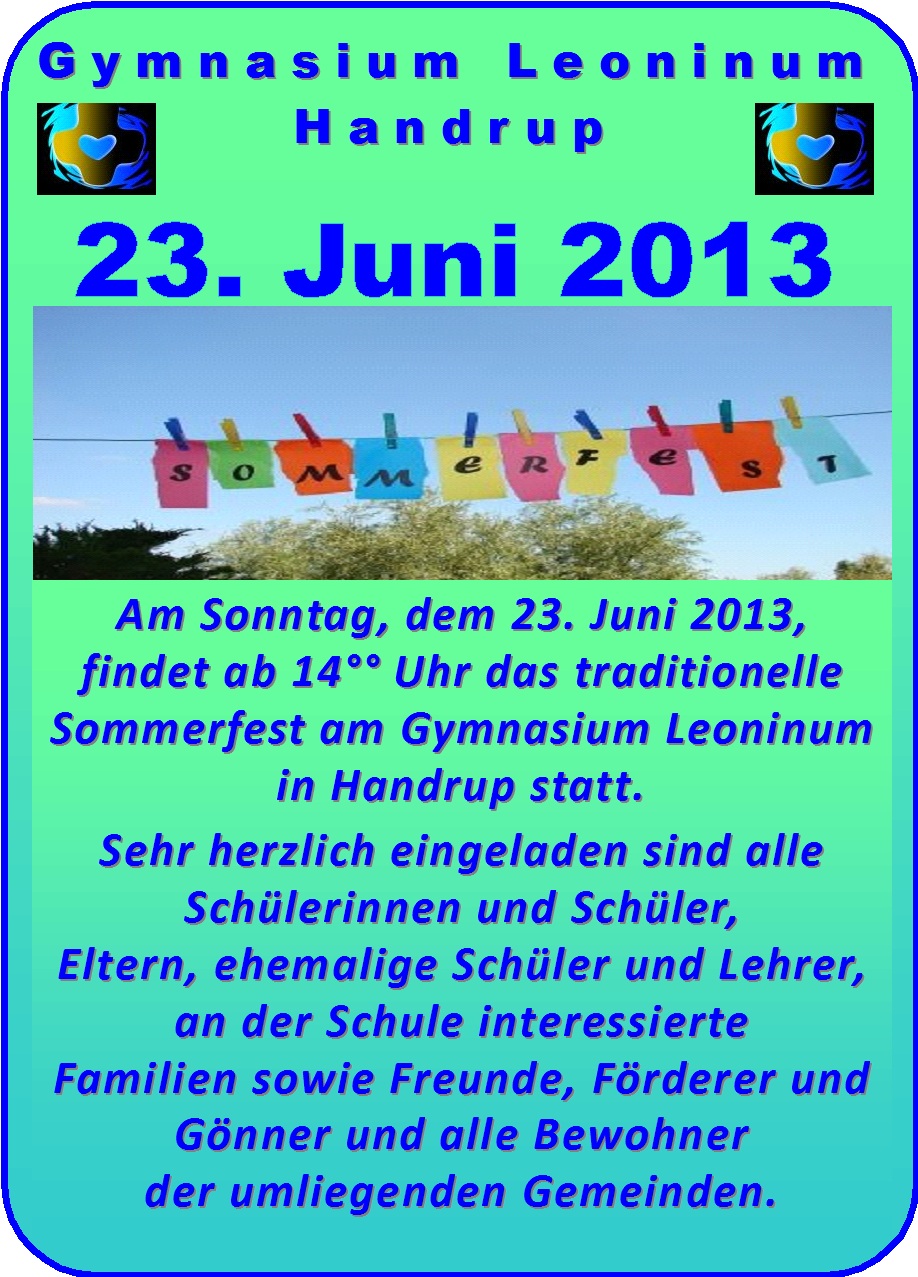 Sommerfest 2013