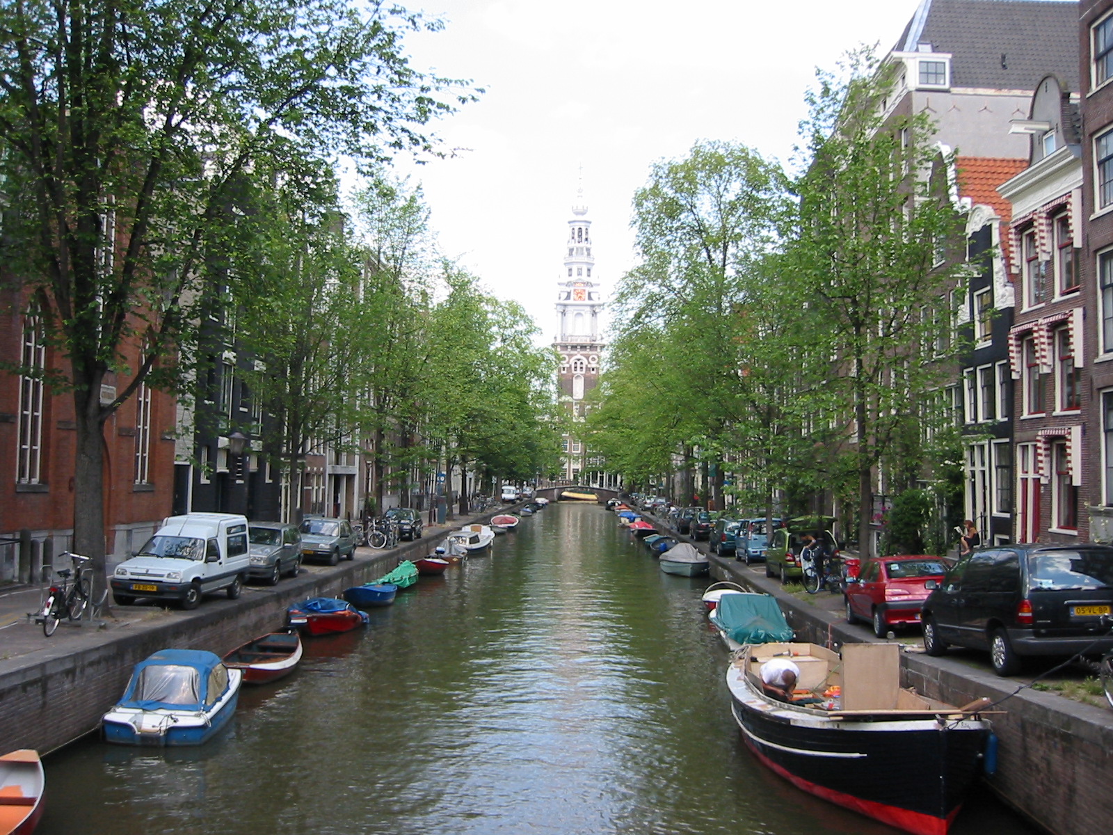 60.Amsterdam, Groenburgwal mit Zuiderkerk